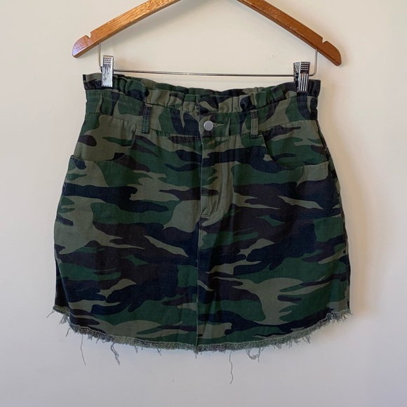 Hayden Dresses & Skirts - Hayden Paperbag Camo Skirt